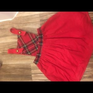 Girls plaid jumper